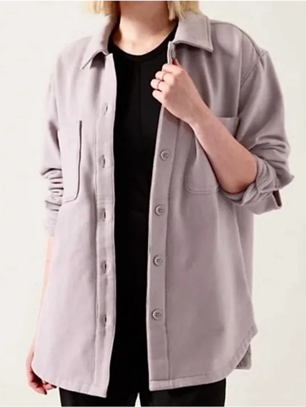 Athleta Retroplush Shirt Jacket